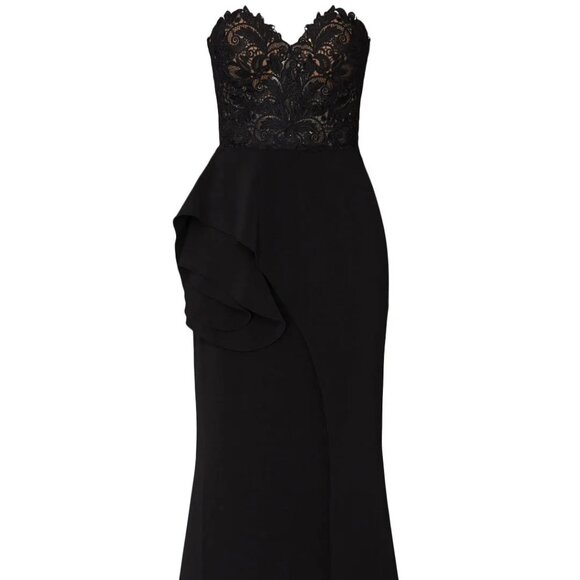 🖤 Badgley Mischka Laced Sweetheart Gown – Size 6 🖤 - Picture 5 of 13